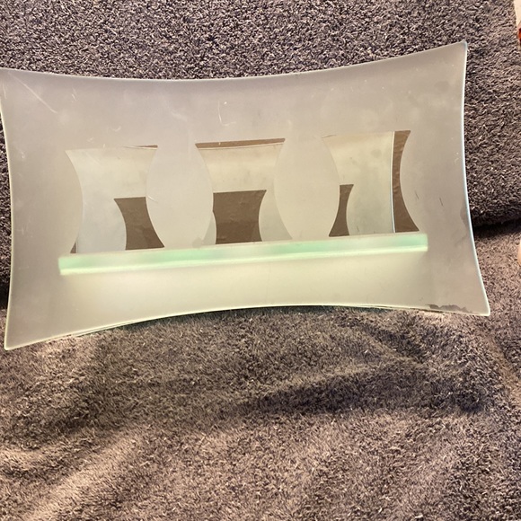 Beautiful Retired Party Lite Glass Tealight/Votive Candle Holder - Picture 10 of 16